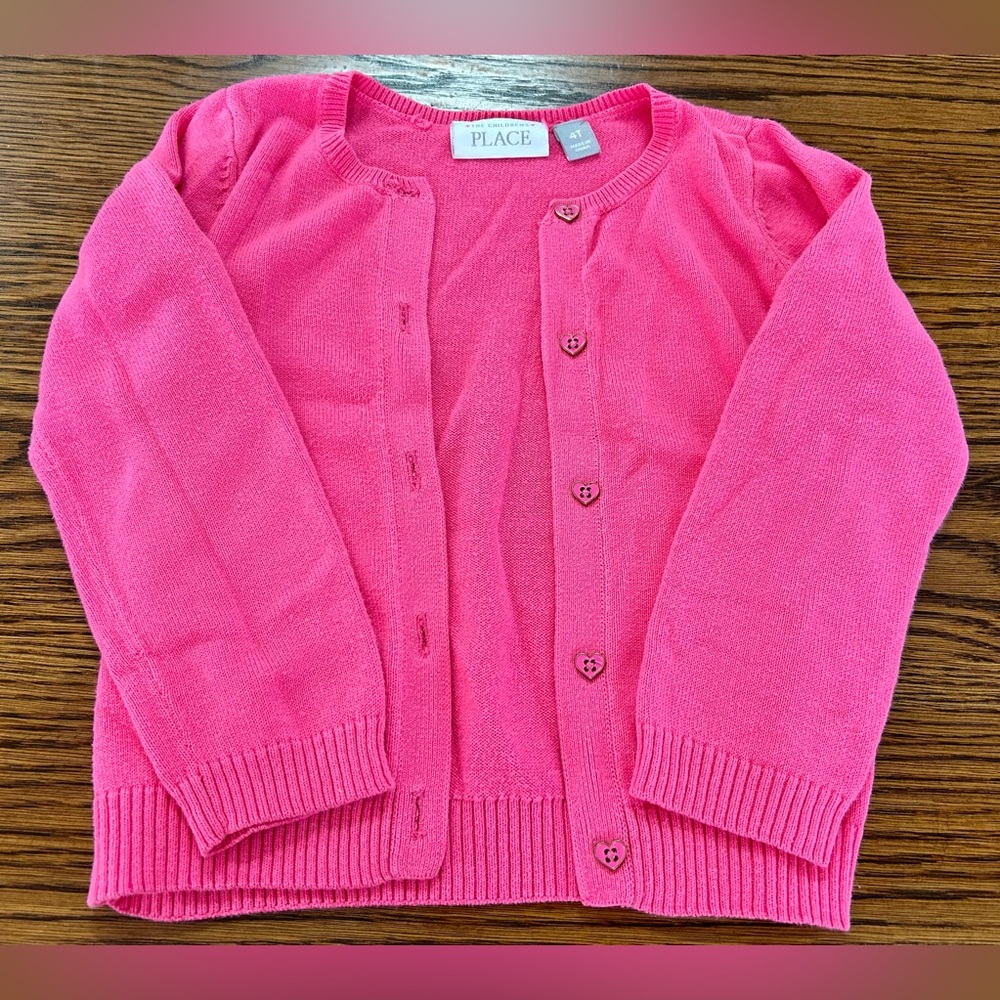 Girls Size 4T Pink Cardigan
